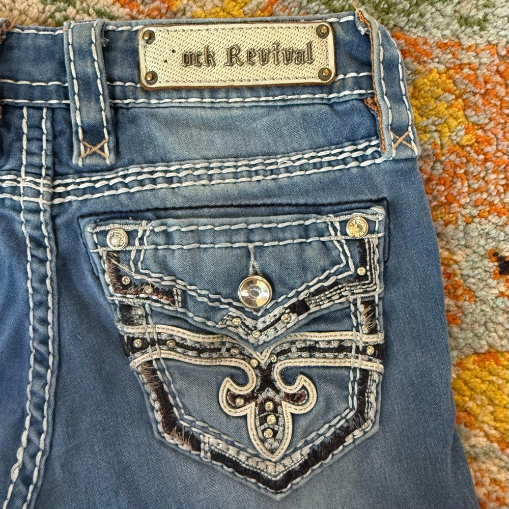Rock Revival Arisa Rhinestone Embellished Straight Leg Jeans - Picture 7 of 15